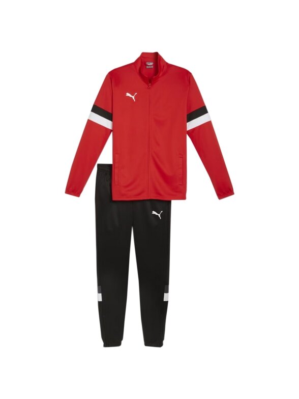 Puma Team Rise vyriškas sportinis kostiumas raudonos ir juodos spalvos 658653 01
