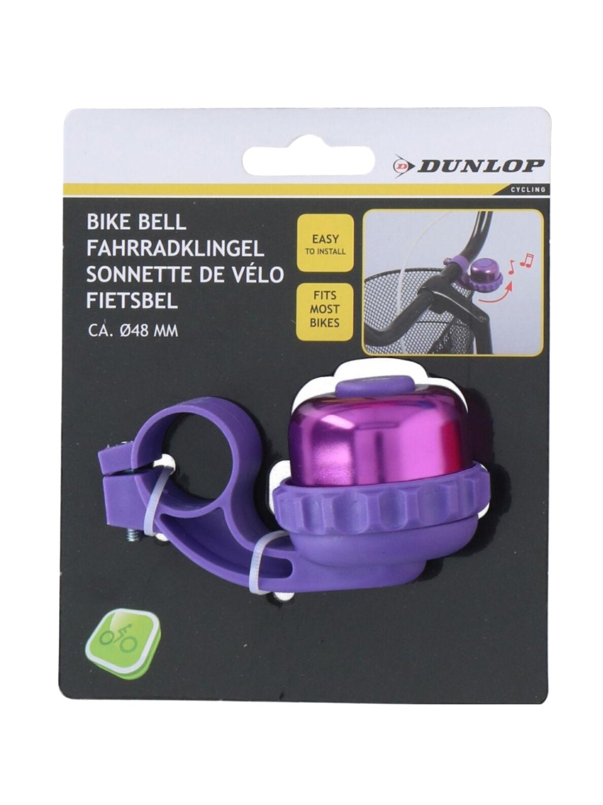 Dunlop dviračio varpelio skersmuo 48 mm violetinė 1049298 1 Dunlop dviračio varpelio skersmuo 48 mm violetinė 1049298 1