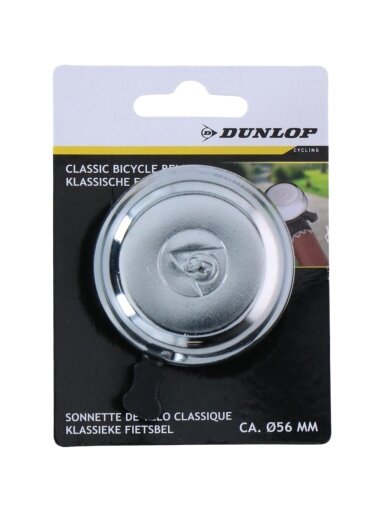 Dunlop Classic dviračio skambutis sidabrinis 56 mm 475875