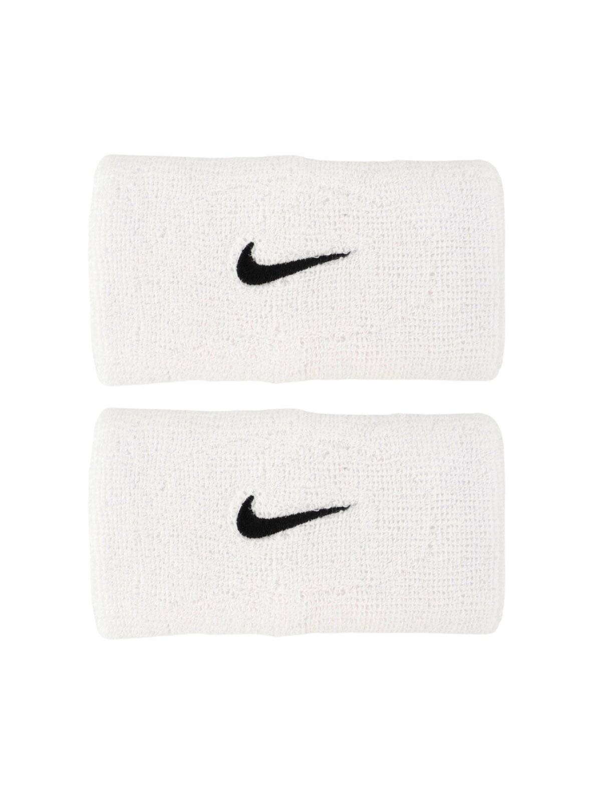 Nike Swoosh Wristbands Rankų prakaito juostos 2 vnt. baltos