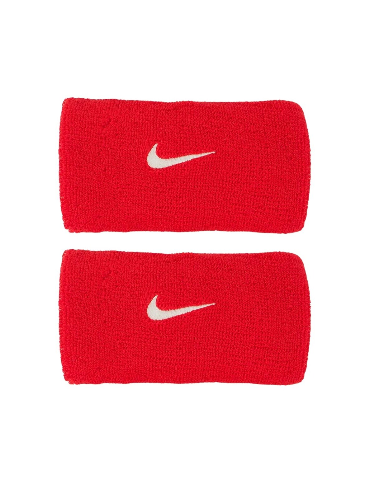Nike Swoosh apyrankės 2 vnt. raudona N1012406610OS Nike Swoosh apyrankės 2 vnt. raudona N1012406610OS