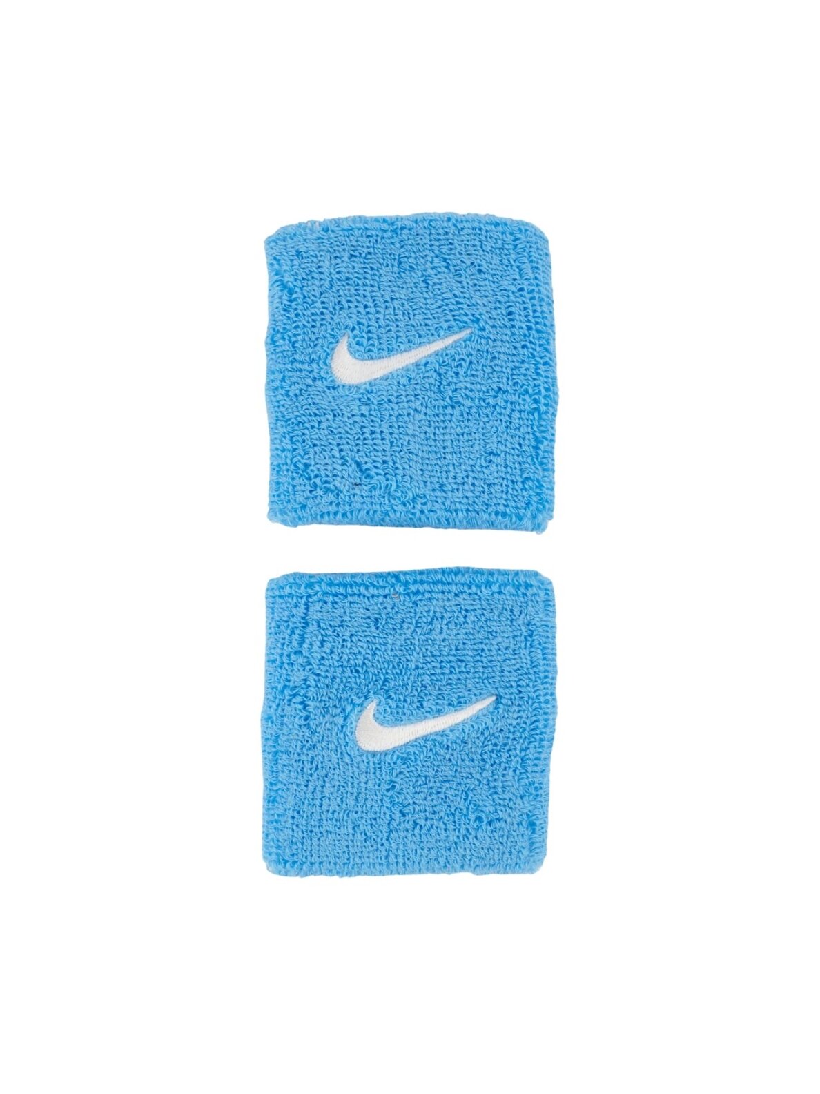 Nike Swoosh Wristbands Frotki ant rankos šviesiai mėlyni 2 vnt.