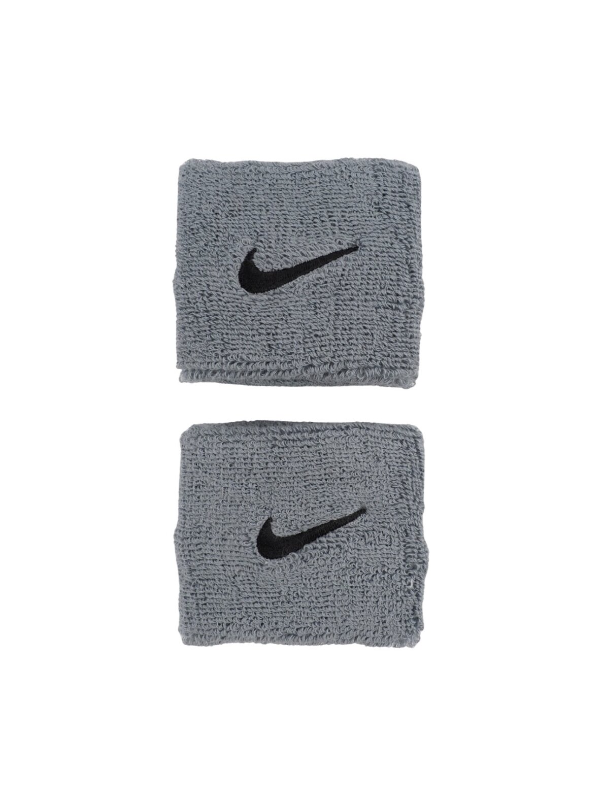 Nike Swoosh Wristbands sportinės apvijos rankoms 2 vnt. pilkos