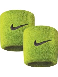 Nike Swoosh riešo apyrankės 2 vnt. žalios (limonko) NNN04710