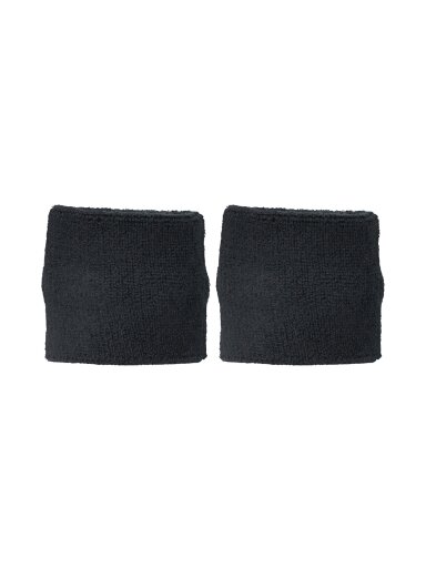 Asics riešo apyrankė Wrist Band, 2 vnt., grafito spalvos, 3043A143 001