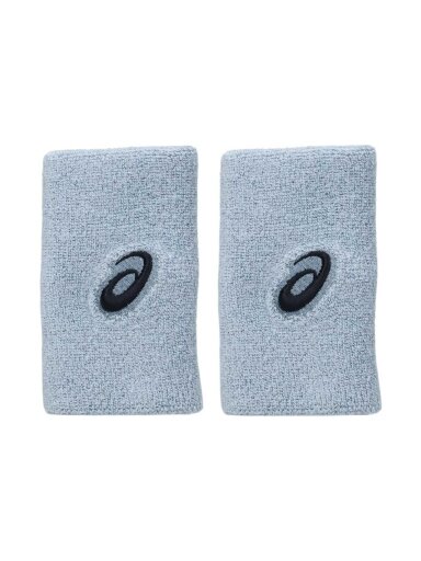 Asics Wrist Band Long riešo apyrankė, 2 vnt., mėlyna 3043A142 400