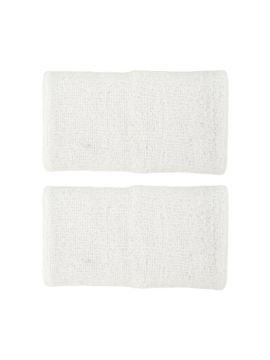 Nike Swoosh Wristbands Rankų prakaito juostos 2 vnt. baltos