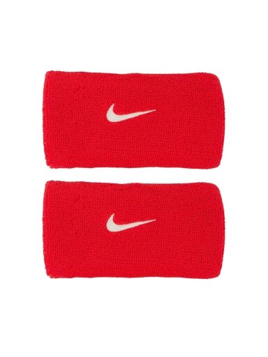 Nike Swoosh apyrankės 2 vnt. raudona N1012406610OS