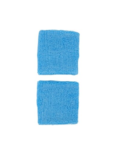 Nike Swoosh Wristbands Frotki ant rankos šviesiai mėlyni 2 vnt.