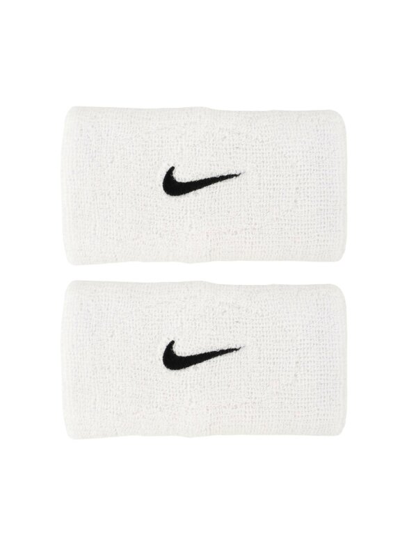 Nike Swoosh Wristbands Rankų prakaito juostos 2 vnt. baltos
