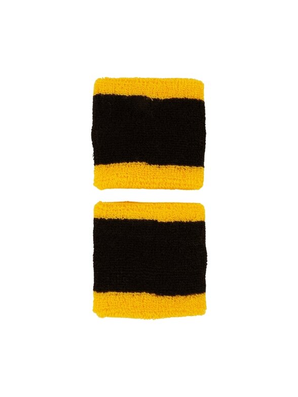 Nike Swoosh Wristbands Frotki ant rankos 2 vnt. juoda-geltona N1012405009OS 1 Nike Swoosh Wristbands Frotki ant rankos 2 vnt. juoda-geltona N1012405009OS 1