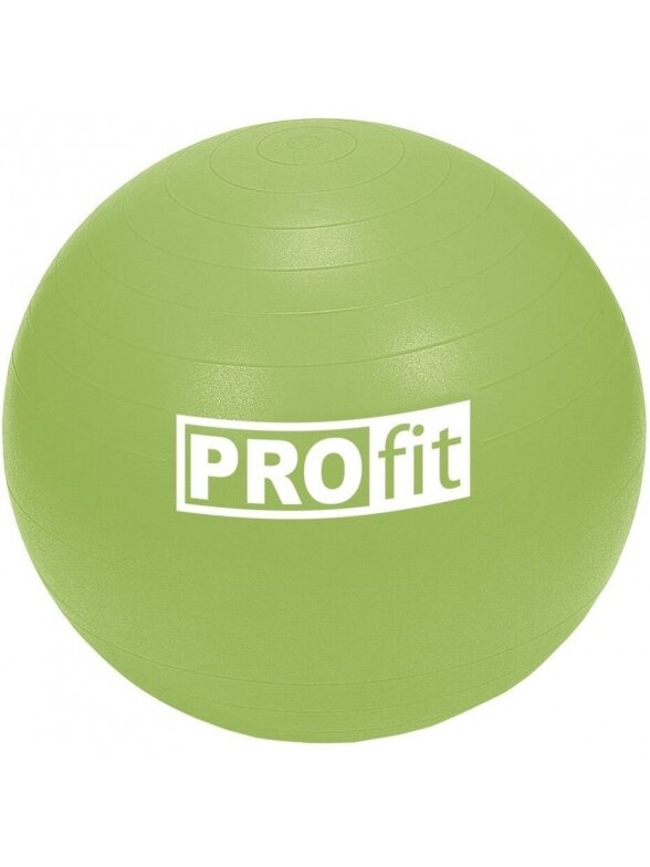 Gimnastikos kamuolys ProFit 75cm žalias Gimnastikos kamuolys ProFit 75cm žalias