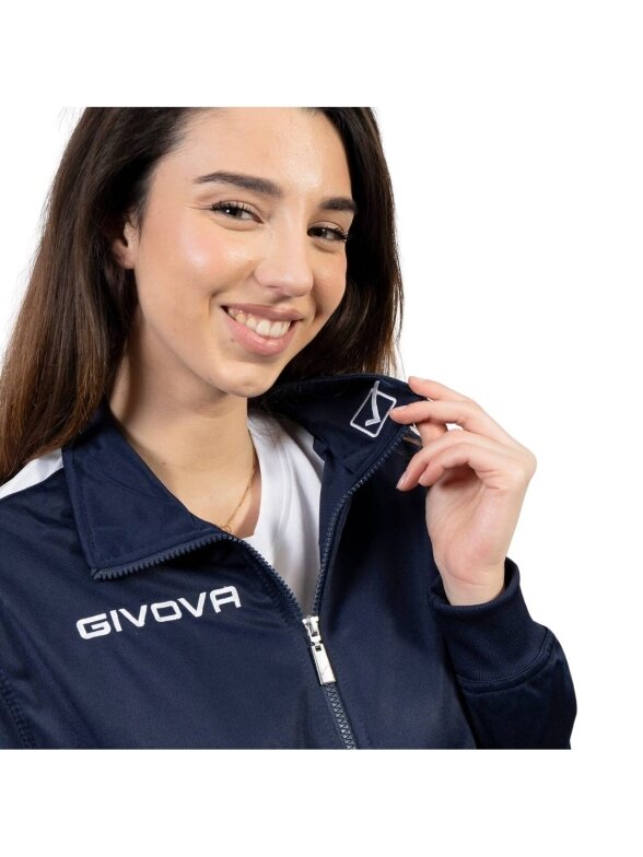 Givova Tuta Revolution sportinis kostiumas tamsiai mėlynos ir baltos spalvos TR033 0403 2 Givova Tuta Revolution sportinis kostiumas tamsiai mėlynos ir baltos spalvos TR033 0403 2
