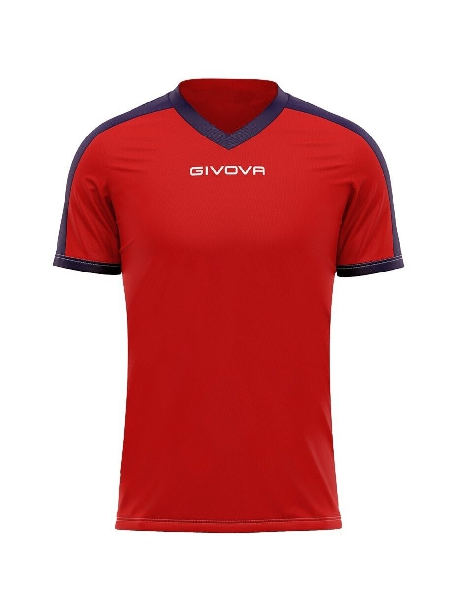 Givova Revolution Interlock marškinėliai raudoni ir tamsiai mėlyni MAC04 1204 1 Givova Revolution Interlock marškinėliai raudoni ir tamsiai mėlyni MAC04 1204 1