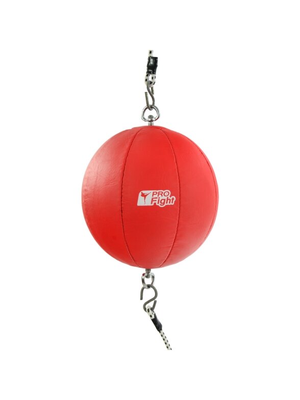 Profight 903 Bokso gruša PVC su guma raudona