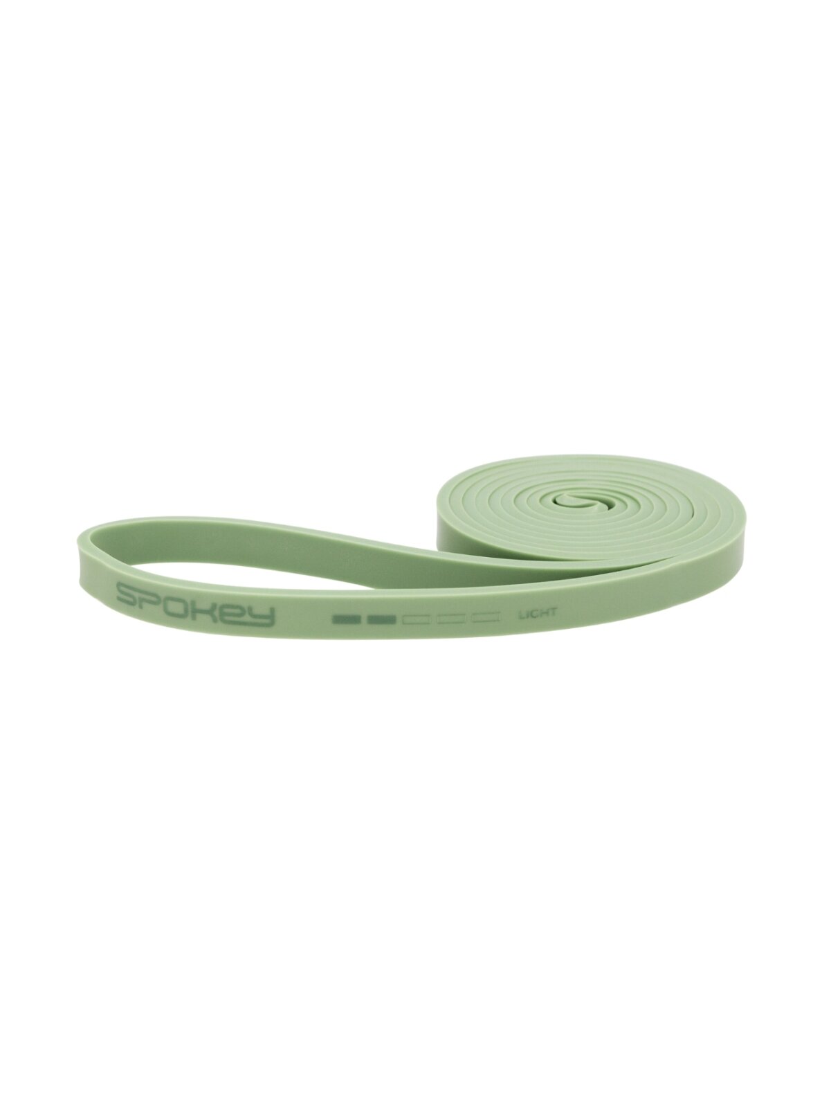 Spokey Power Light GN šviesiai žalia treniruočių guma 941957 2