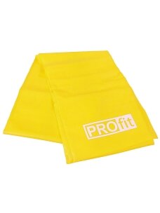 Fitness Profit Long Light guma 200x15x0,35cm geltona DK 2227
