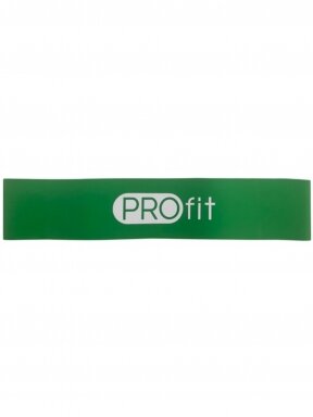 Profit Mini Band guma 50 cm x 5 cm x 1,3 mm žalia