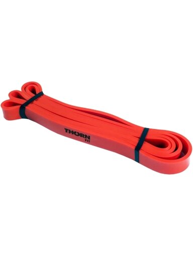 Thorn Fit Latex Superband lateksinė mankštos juosta 208x2,10x0,45 cm mini raudona