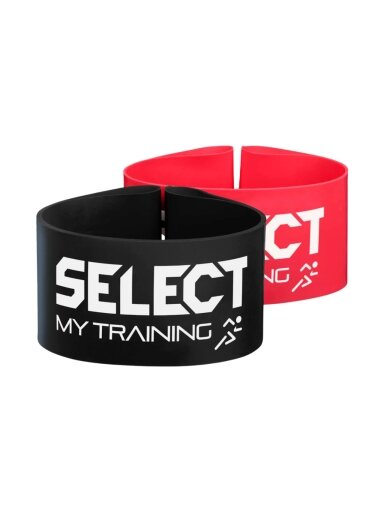 Select My Training mankštos juostą 2 pakuočių raudona, juoda 800048