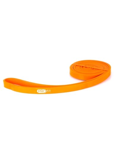 Profit pasipriešinimo guma Power Band, oranžinė, 208x0,45x1,3 cm, SL2607 Profit pasipriešinimo guma Power Band, oranžinė, 208x0,45x1,3 cm, SL2607