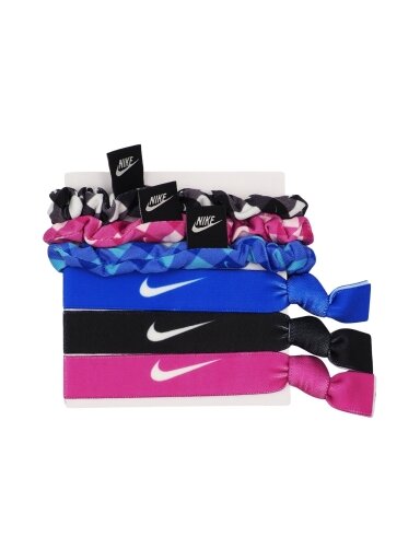 Nike plaukų gumutės mišrios spalvos 6 vnt. N1003666029 Nike plaukų gumutės mišrios spalvos 6 vnt. N1003666029
