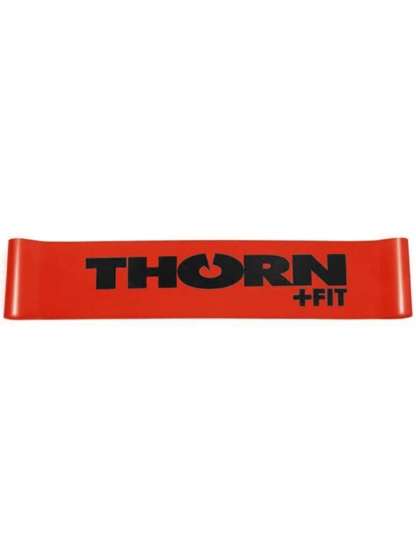 Thorn Fit atsparumo juosta mankštos juosta 500x50x0,95mm vidutinio raudonumo