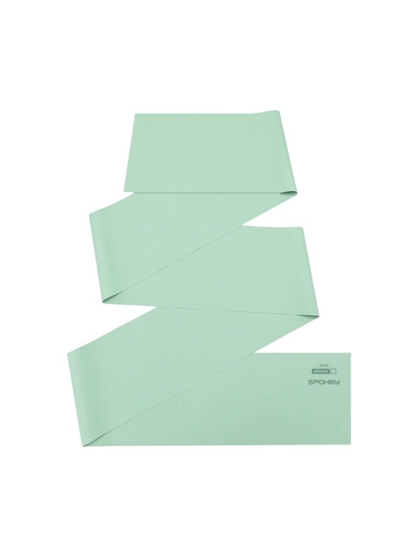 Spokey treniruočių guma Ribbon Tex light žalia 943097