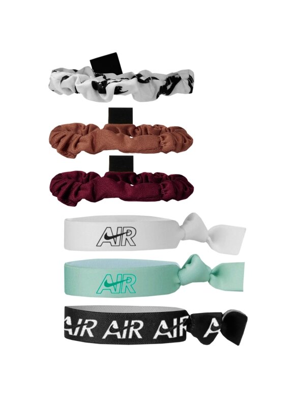 Nike Ponytail Holders 6 vnt. N1003666912OS Nike Ponytail Holders 6 vnt. N1003666912OS