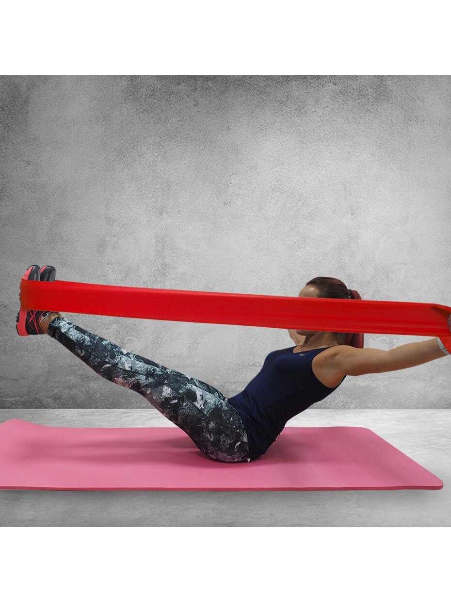 Fitness Profit Long Heavy guma 200*15*0,55 cm raudona DK 2227 4 Fitness Profit Long Heavy guma 200*15*0,55 cm raudona DK 2227 4