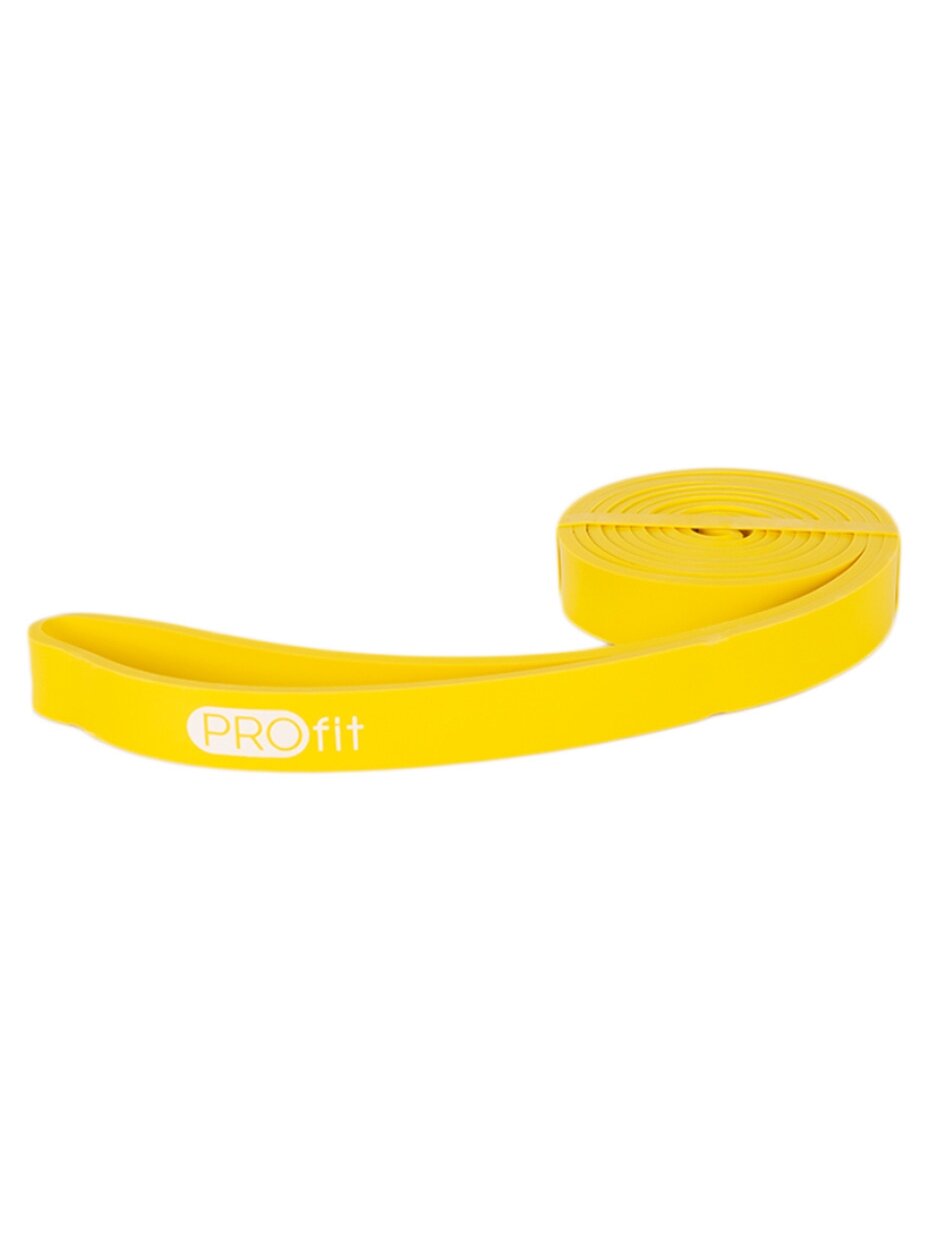 Profit pasipriešinimo guma Power Band, geltona, 208x0,45x2,2 cm, SL2607 Profit pasipriešinimo guma Power Band, geltona, 208x0,45x2,2 cm, SL2607