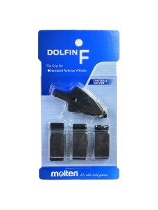 Išlydytas Delfin F švilpukas su rankena, juodas RA0070 KS