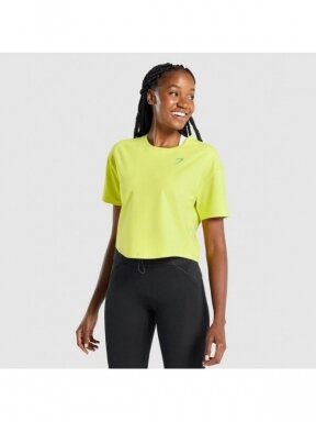 Gymshark marškinėliai moterims B1A7G-YBBD geltoni