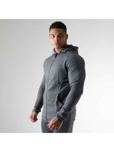 Gymshark APEX megztinis GMHD013 tamsiai pilkas