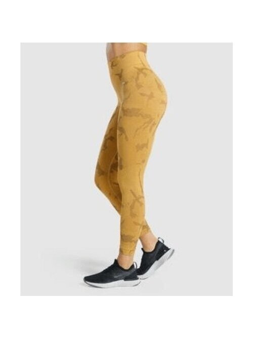 Gymshark leginsai moterims B1A2K geltoni 1 Gymshark leginsai moterims B1A2K geltoni 1