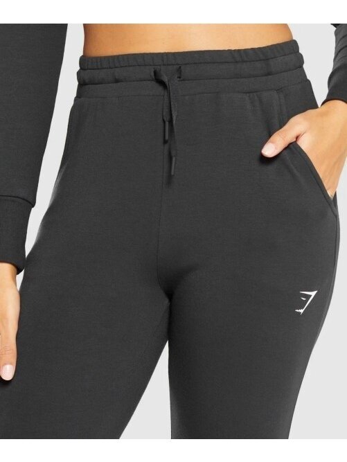 Gymshark kelnės moterims juodos 3
