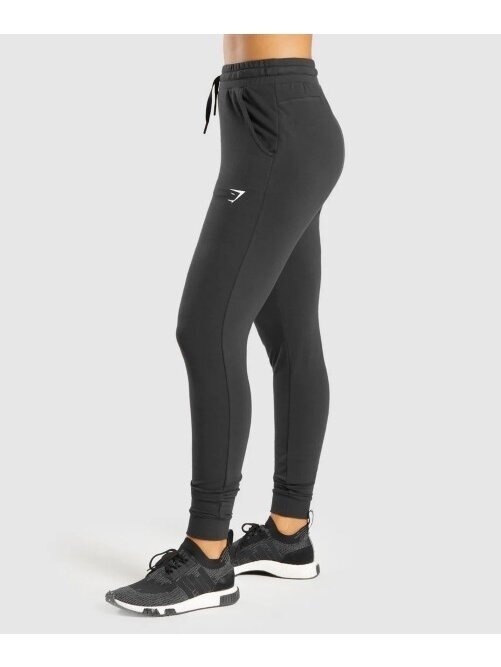 Gymshark kelnės moterims juodos 1