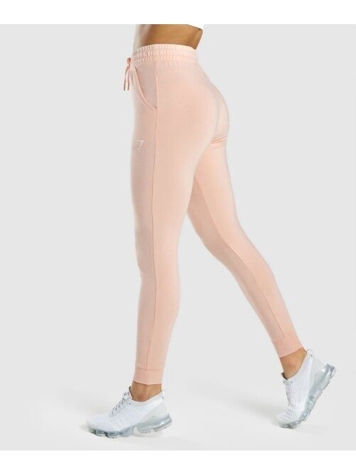 Gymshark kelnės moterims persikinės 2 Gymshark kelnės moterims persikinės 2