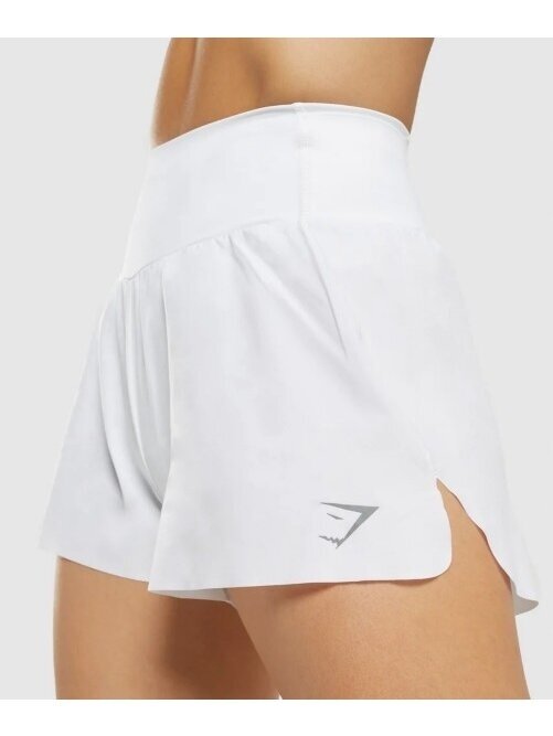Gymshark šortai moterims balti B1A4U-WBBM 3 Gymshark šortai moterims balti B1A4U-WBBM 3