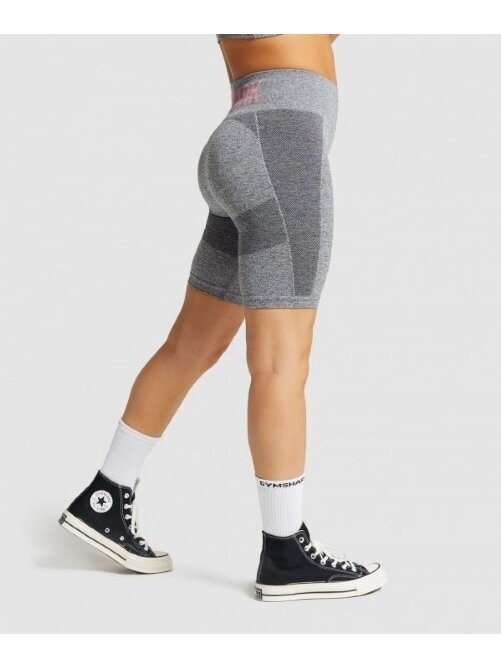 Gymshark šortai moterims GLSH4250 pilki 2 Gymshark šortai moterims GLSH4250 pilki 2