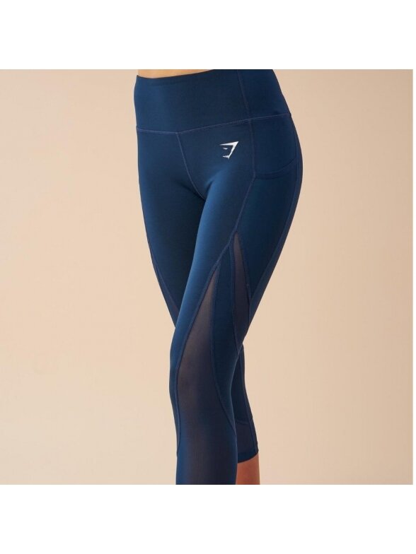 GYMSHARK SLEEK SCULPTURE CROPPED LEGINSAI MOTERIMS 1