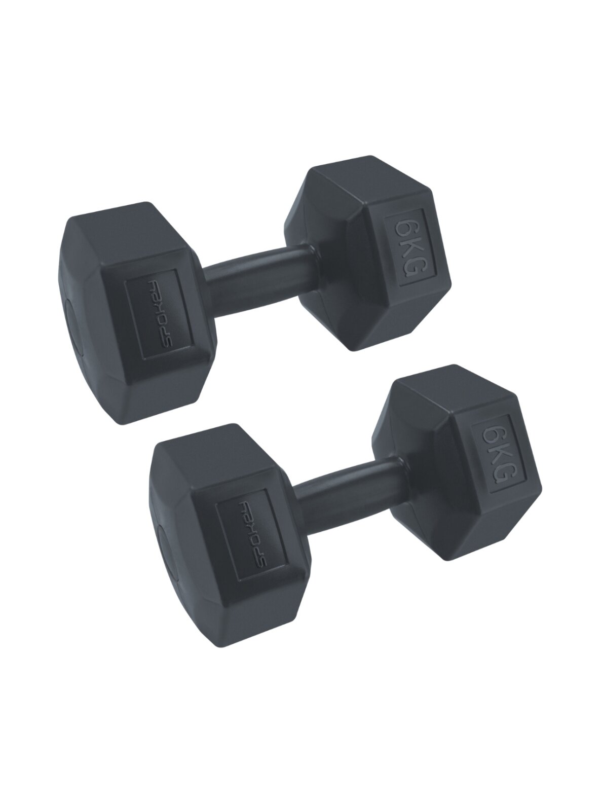 Spokey Monster hanteliai 2x6 kg juodi 943623 Spokey Monster hanteliai 2x6 kg juodi 943623