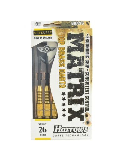 Smiginis (darts) Harrows Steeltip Matrix 26g Smiginis (darts) Harrows Steeltip Matrix 26g