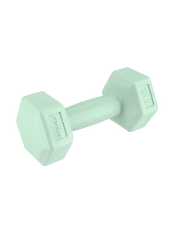 Spokey Monster hanteliai 2x1 kg, žali 944049 3