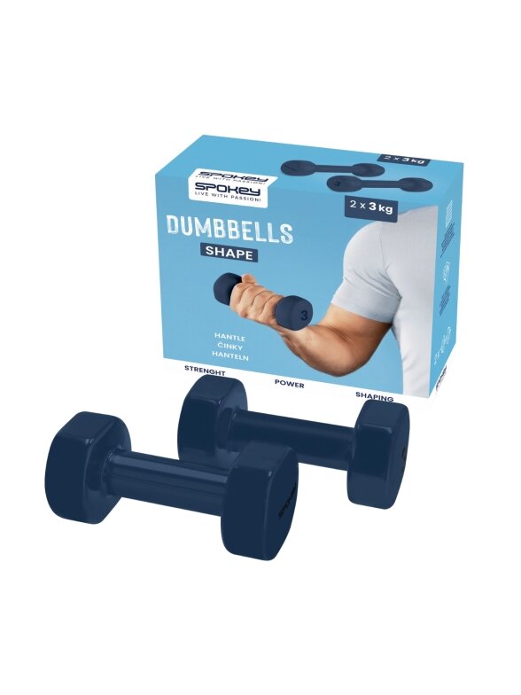Spokey svarmenys Shape 2x3 kg juodi 943103 4