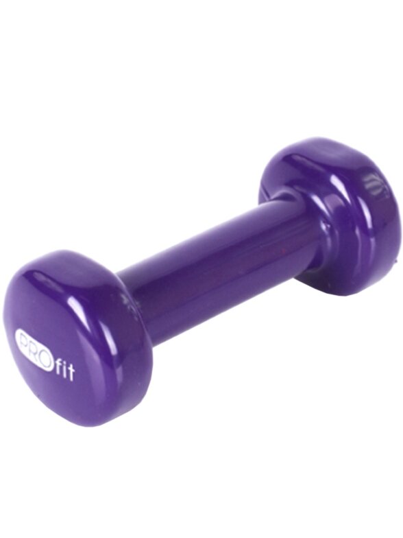 Viniliniai hanteliai Profit violetiniai 2x0,75 kg DK 4102 2 Viniliniai hanteliai Profit violetiniai 2x0,75 kg DK 4102 2