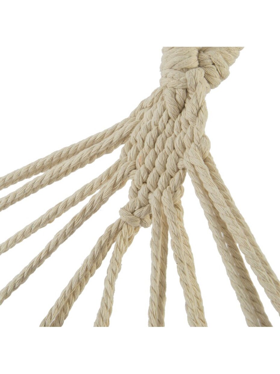 Etno 2 asmenų sodo hamakas 200x150cm juodai baltas 1031262 5