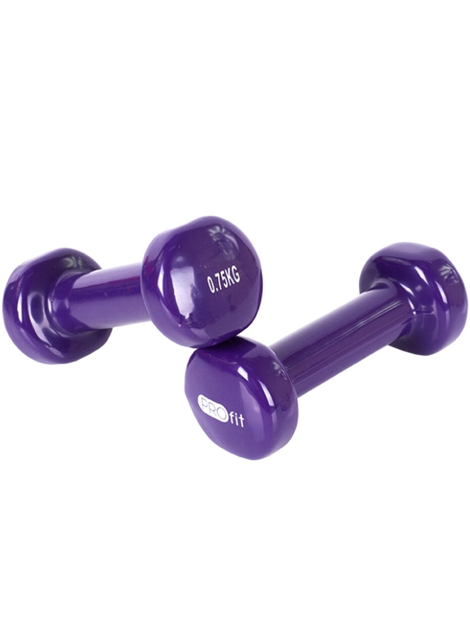 Viniliniai hanteliai Profit violetiniai 2x0,75 kg DK 4102 1 Viniliniai hanteliai Profit violetiniai 2x0,75 kg DK 4102 1