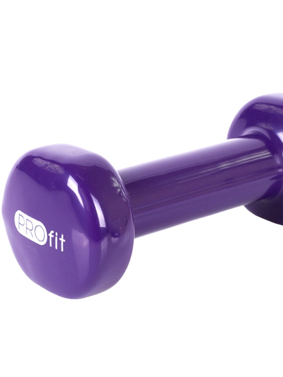 Viniliniai hanteliai Profit violetiniai 2x0,75 kg DK 4102 3 Viniliniai hanteliai Profit violetiniai 2x0,75 kg DK 4102 3