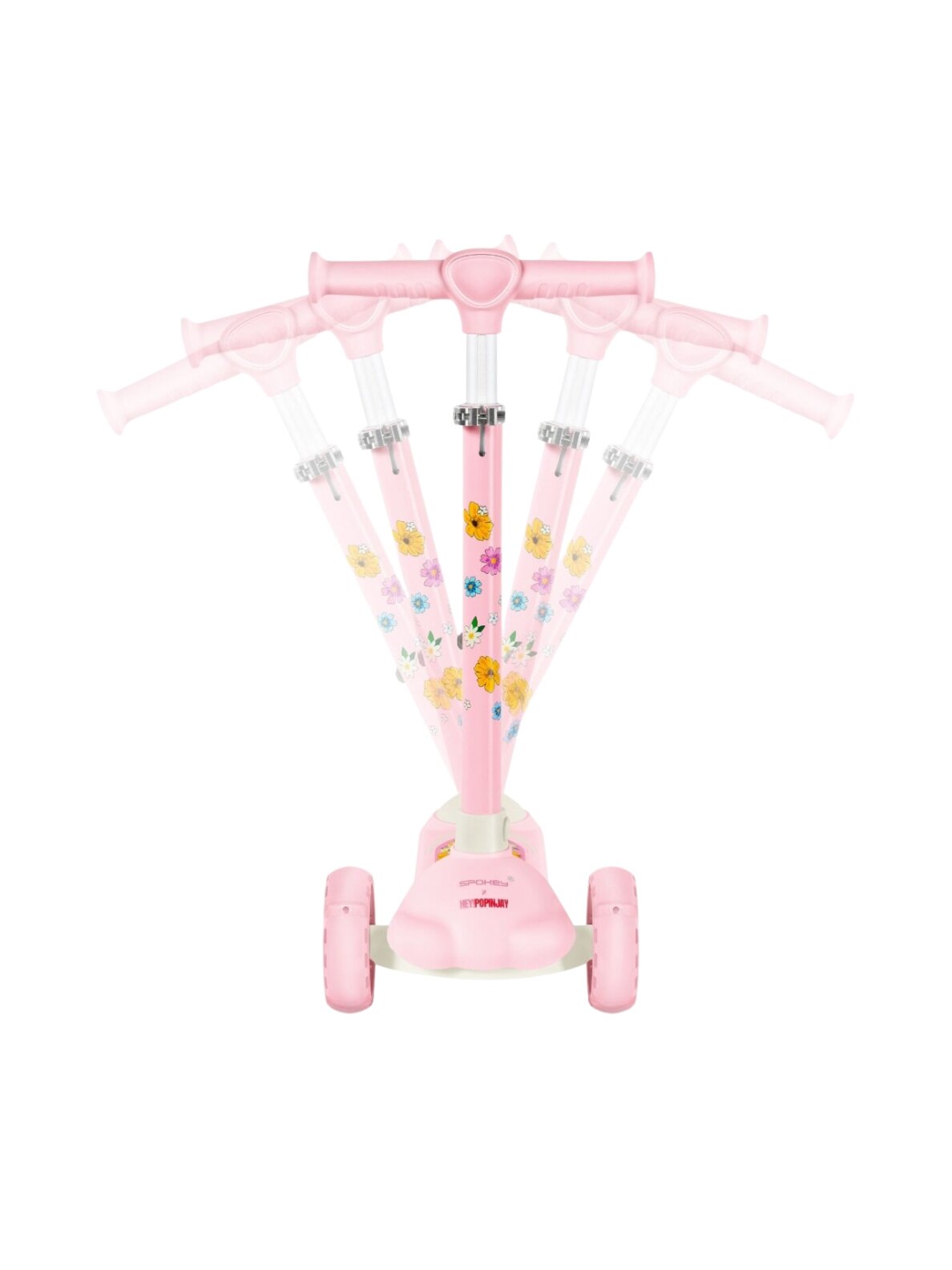 Spokey Fiori paspirtukas vaikams rožinis 946375 2